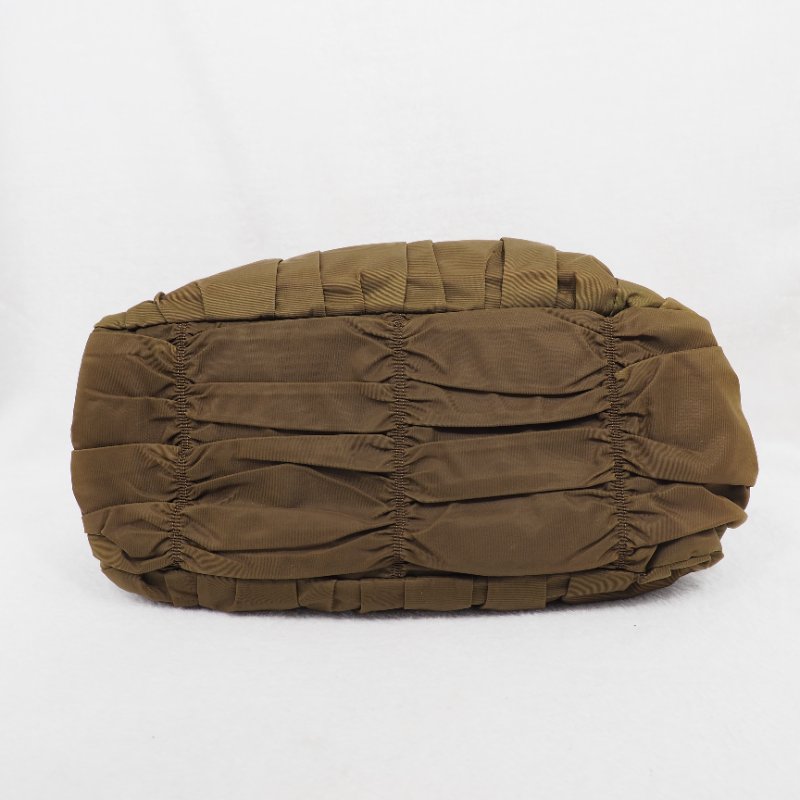 Prada Nylon Handbag Tote 普拉達尼龍皺摺手提托特包-3