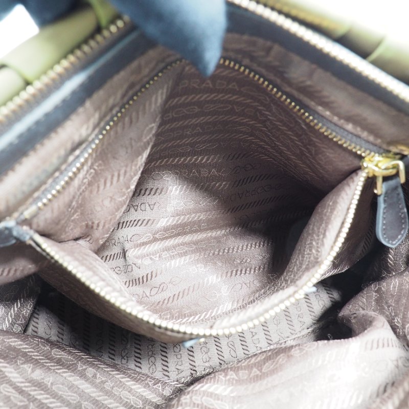Prada Nylon Handbag Tote 普拉達尼龍皺摺手提托特包-22
