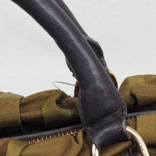 Prada Nylon Handbag Tote 普拉達尼龍皺摺手提托特包-32