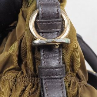Prada Nylon Handbag Tote 普拉達尼龍皺摺手提托特包-37
