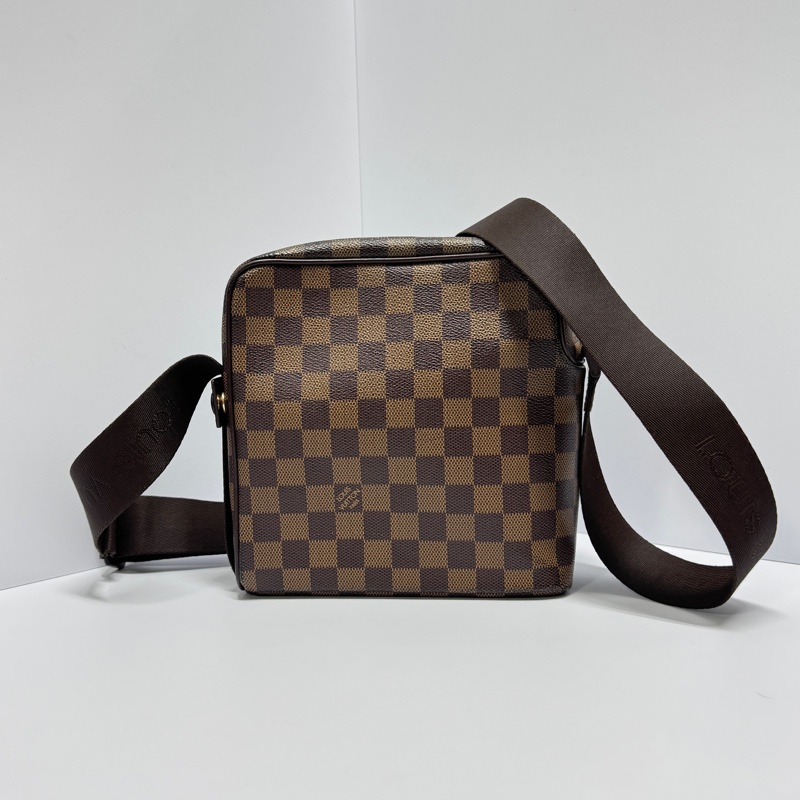 【極新🎁】 LV Damier 經典棋盤格 豆腐包斜背包 (專櫃83,000)-7