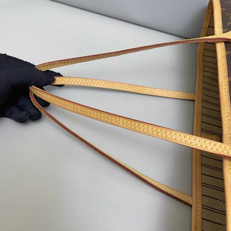 LV路易威登 nf中號 老花子母購物袋 芯片款-3