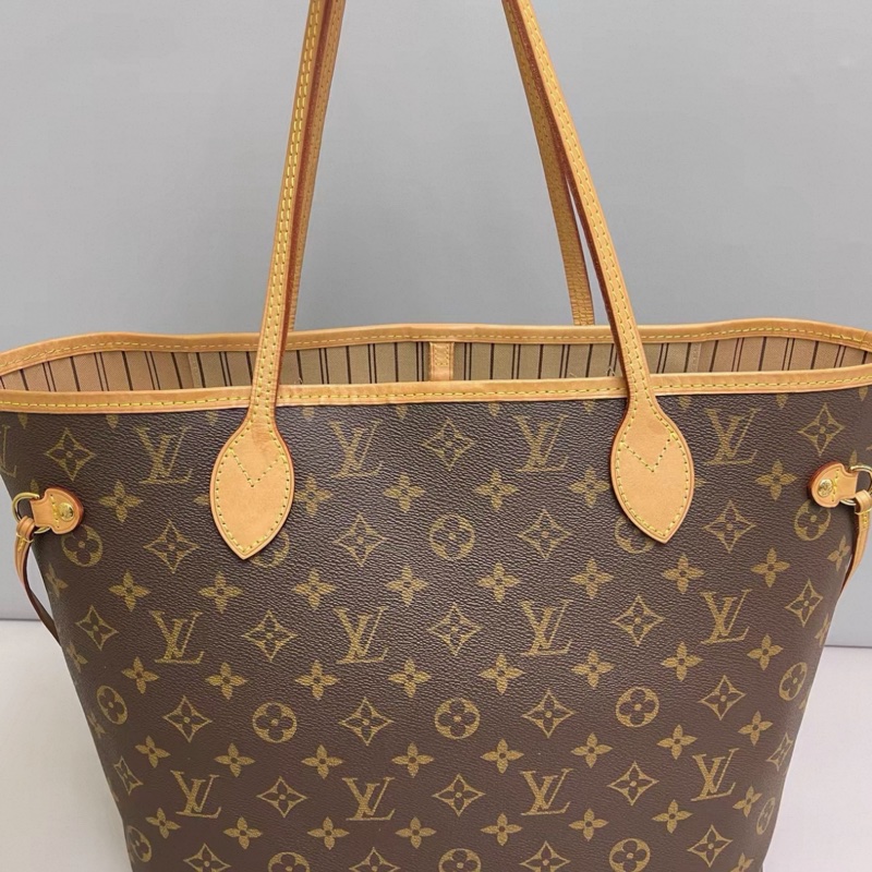 LV路易威登 nf中號 老花子母購物袋 芯片款-4