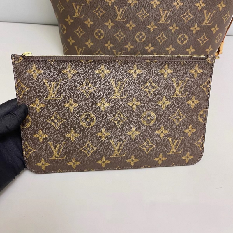 LV路易威登 nf中號 老花子母購物袋 芯片款-5