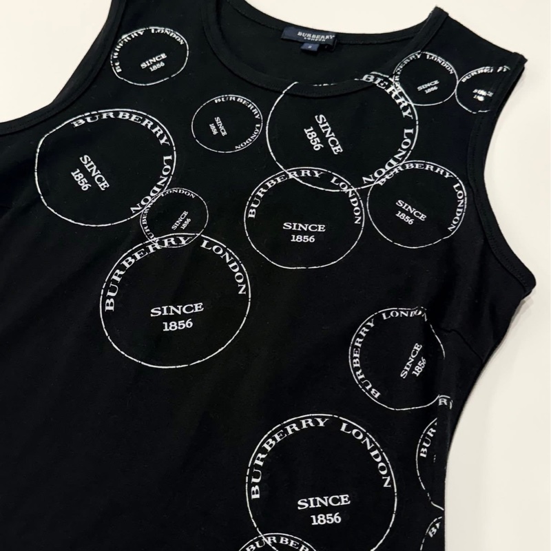 BURBERRY 倫敦 字母背心 黑色-5