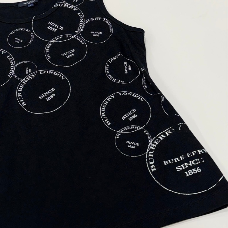 BURBERRY 倫敦 字母背心 黑色-6