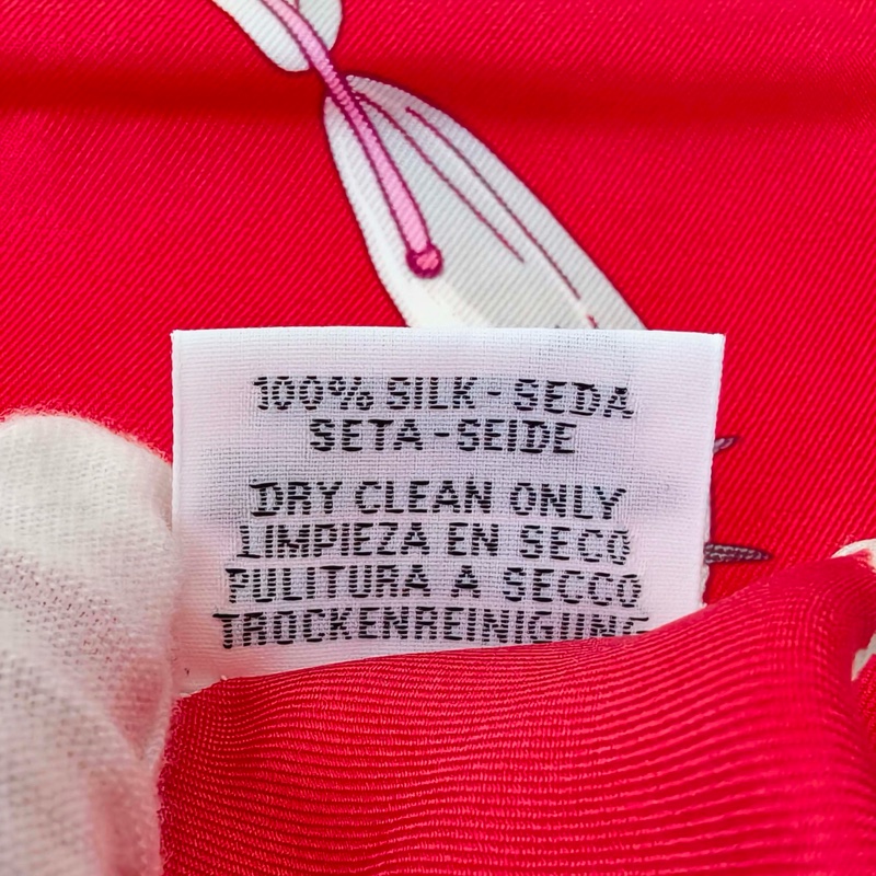 Hermes愛馬仕 絲巾 90*90cm 紅色-6