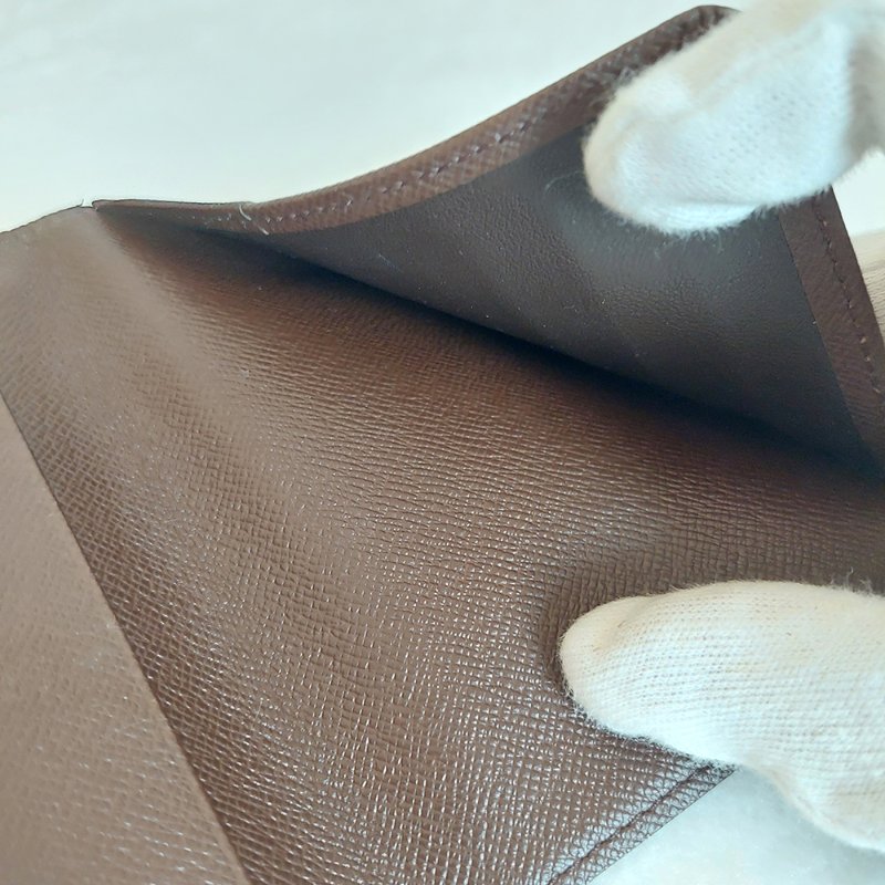 LV N60189 🎀現品實拍🎀經典Damier帆布棋盤格印花護照夾~二手品-37