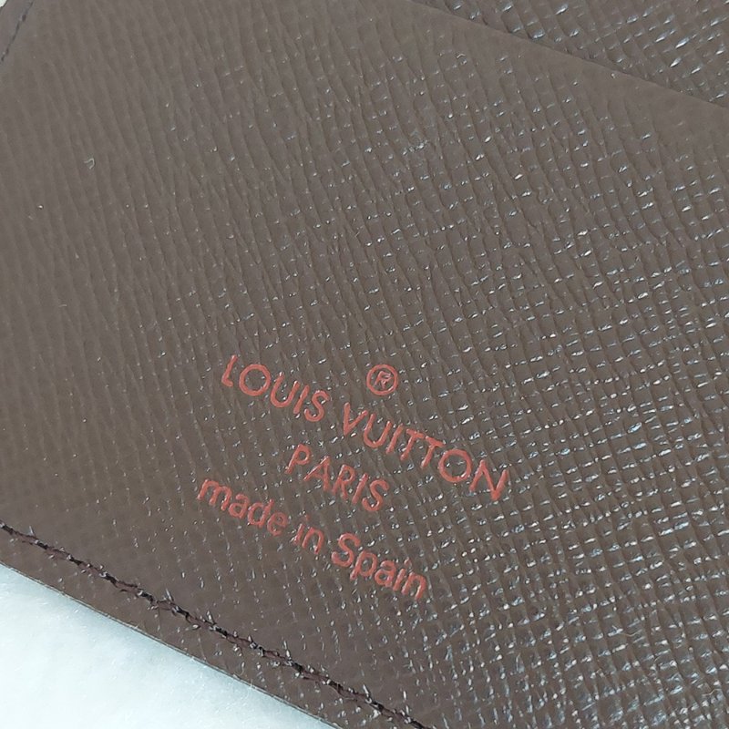 LV N60189 🎀現品實拍🎀經典Damier帆布棋盤格印花護照夾~二手品-64