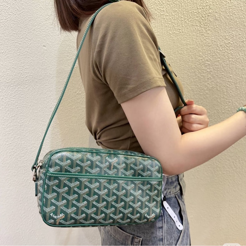 👮🏻👮🏻‍♂️Goyard牛油果綠郵差包 ⛱️⛱️-0