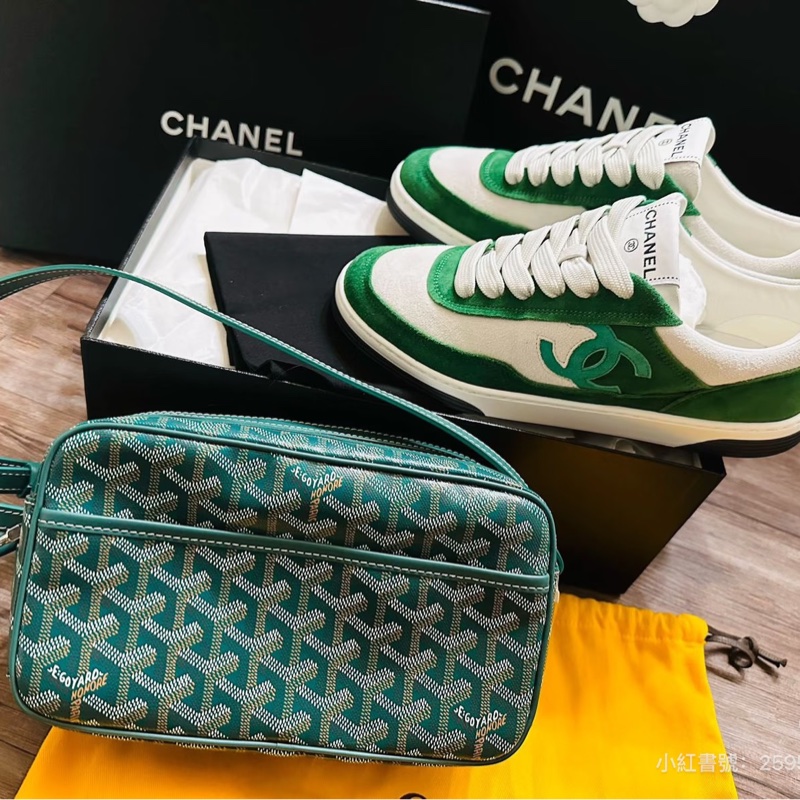 👮🏻👮🏻‍♂️Goyard牛油果綠郵差包 ⛱️⛱️-1