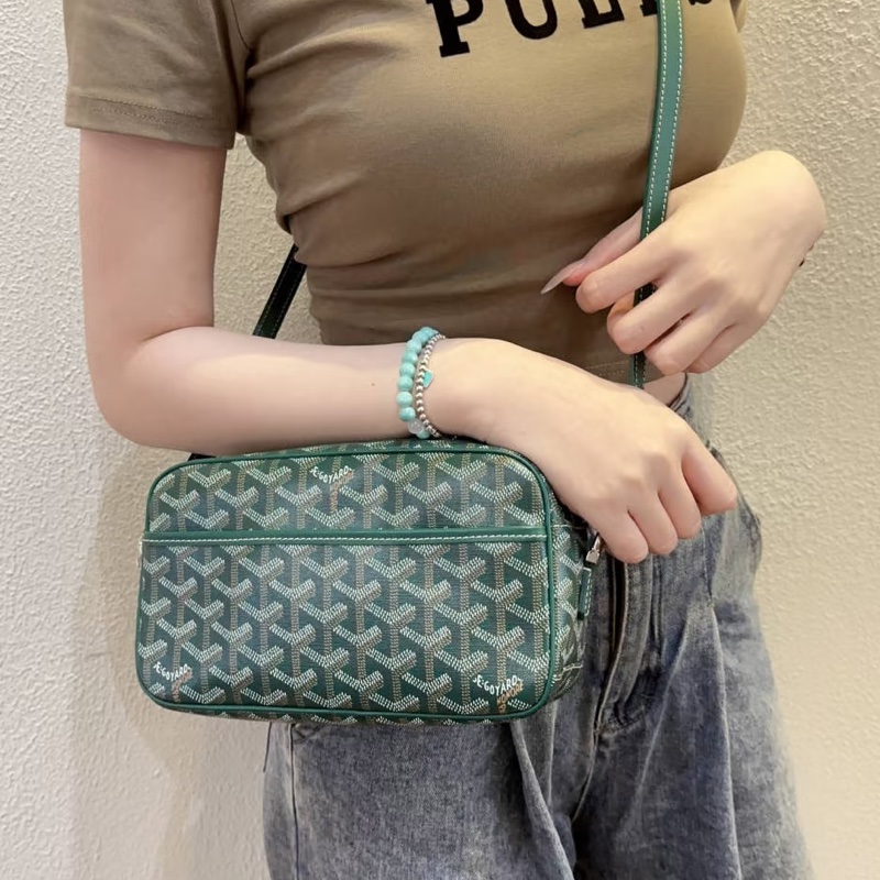 👮🏻👮🏻‍♂️Goyard牛油果綠郵差包 ⛱️⛱️-3