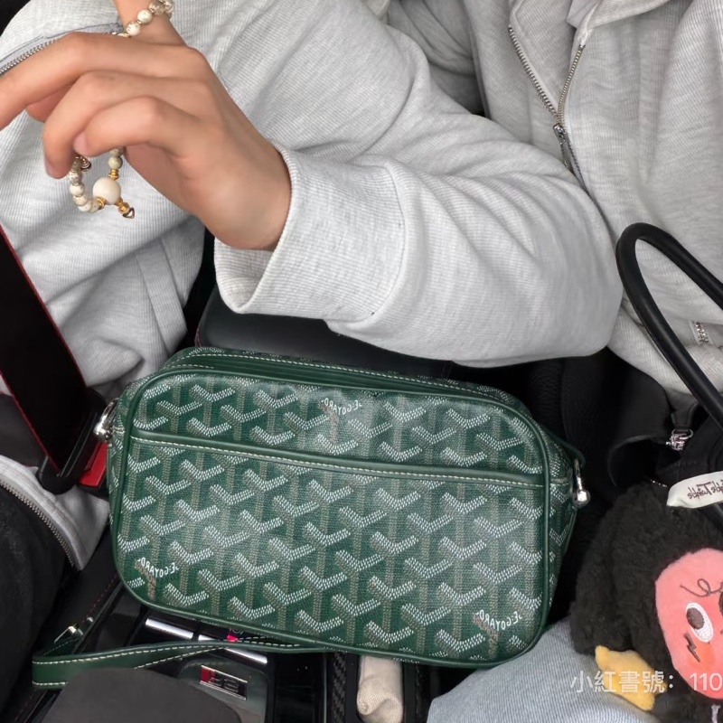 👮🏻👮🏻‍♂️Goyard牛油果綠郵差包 ⛱️⛱️-4