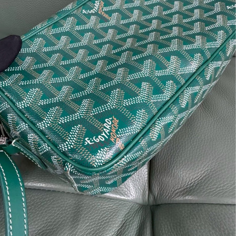 👮🏻👮🏻‍♂️Goyard牛油果綠郵差包 ⛱️⛱️-10