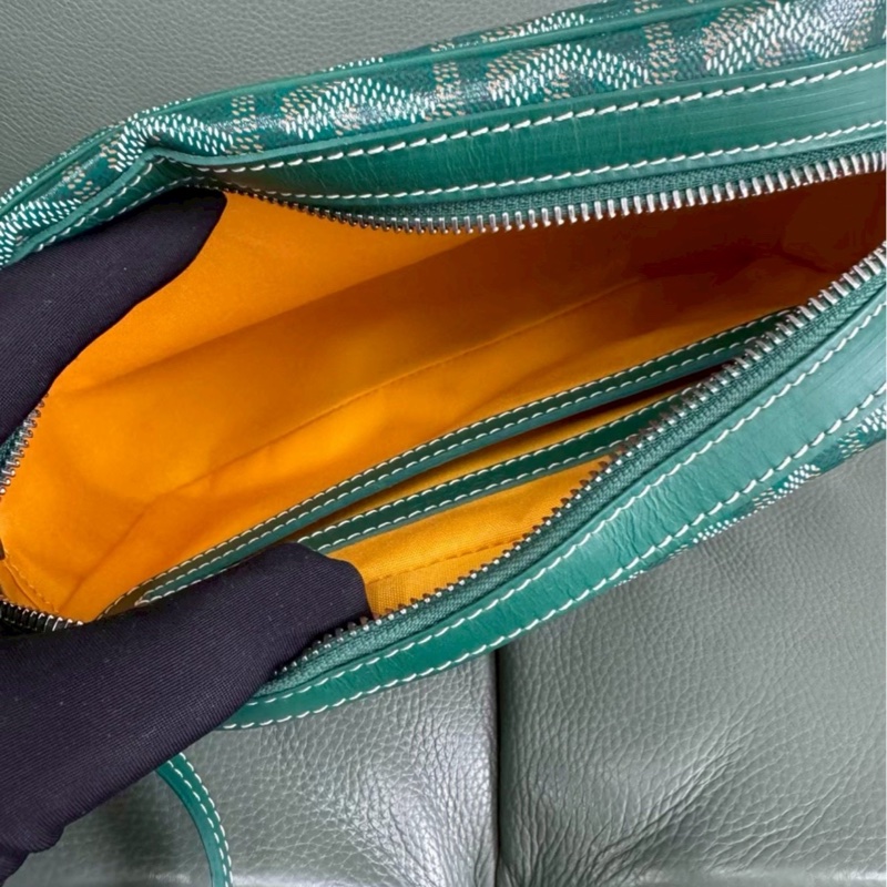 👮🏻👮🏻‍♂️Goyard牛油果綠郵差包 ⛱️⛱️-14