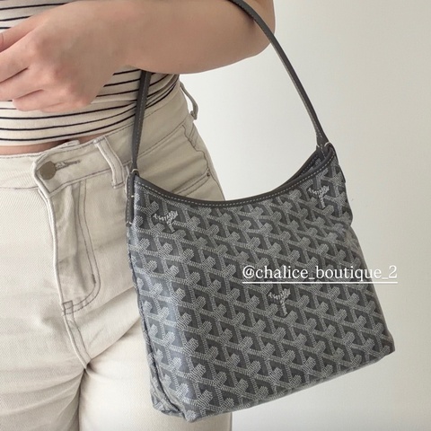 Goyard mini hobo 新款 二手灰色