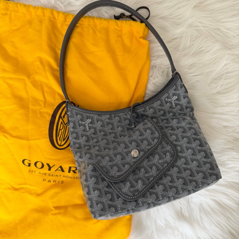 Goyard mini hobo 新款 二手灰色-2