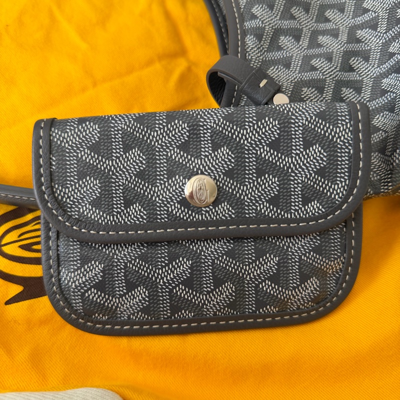 Goyard mini hobo 新款 二手灰色-18