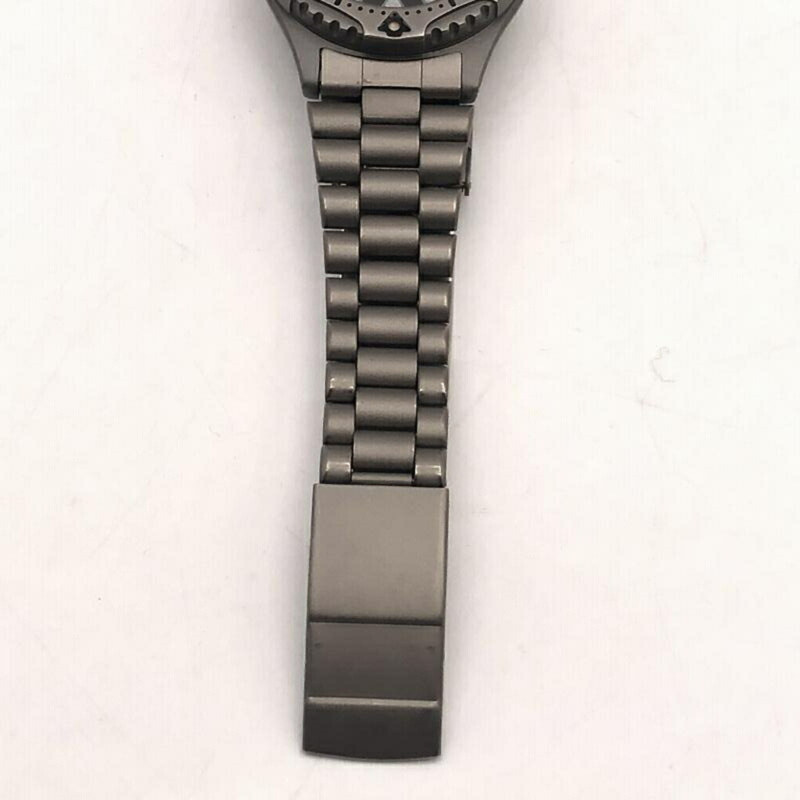 精工鈦金屬專業潛水錶 200 公尺 7C43-6A10 銀色-4