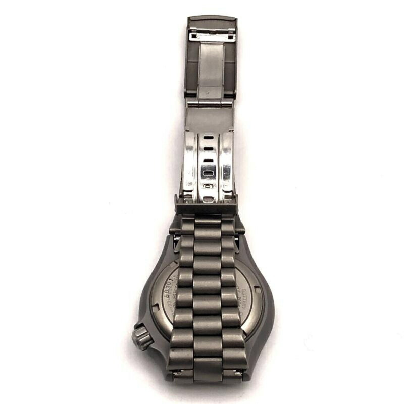 精工鈦金屬專業潛水錶 200 公尺 7C43-6A10 銀色-5