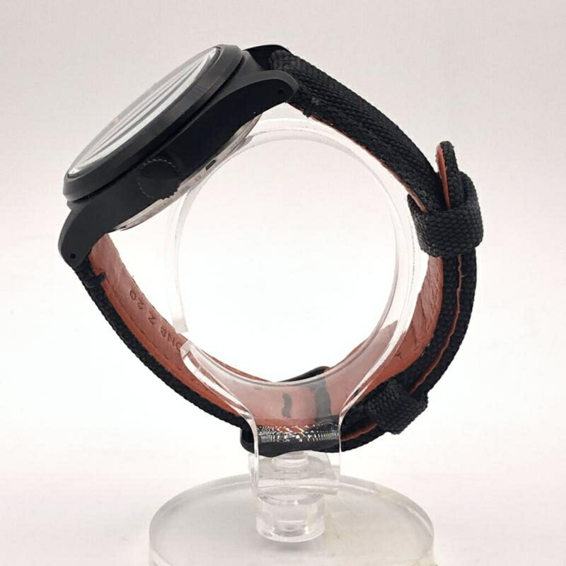 精工自動腕錶 5 運動戶外街頭風格 SBSA143 黑色橘色-1