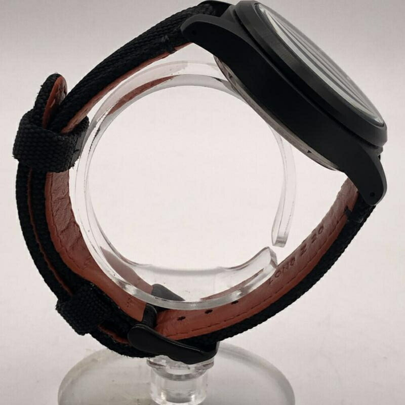 精工自動腕錶 5 運動戶外街頭風格 SBSA143 黑色橘色-3