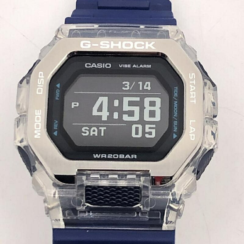 G-SHOCK 手錶 GBX-100S-1JF 銀色透明-1