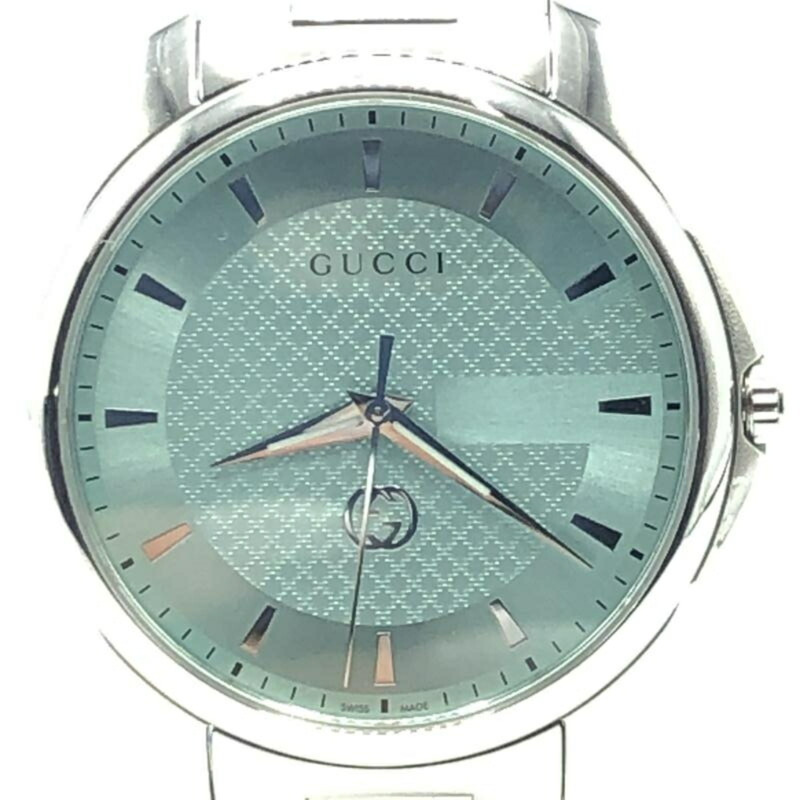 GUCCI G-Timeless 126.3腕錶，綠松石藍，YA126372-0