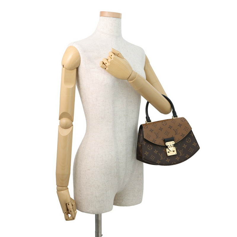 路易威登 Monogram Reverse Tilsit 手提包 M46548。黑色三用手提包/肩背包。女士手提包。路易威登-3