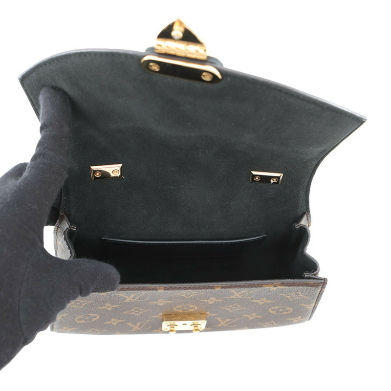 路易威登 Monogram Reverse Tilsit 手提包 M46548。黑色三用手提包/肩背包。女士手提包。路易威登-6