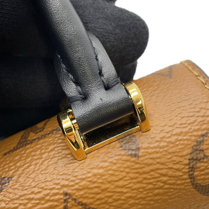 路易威登 Monogram Reverse Tilsit 手提包 M46548。黑色三用手提包/肩背包。女士手提包。路易威登-10