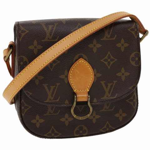 路易威登 Monogram Saint Cloud PM 肩背包 M51244 LV Auth am343bV