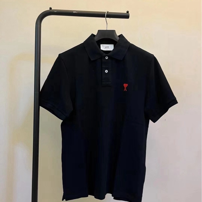 Ami Paris❣️ Polo ,海軍藍/黑色/白色-1