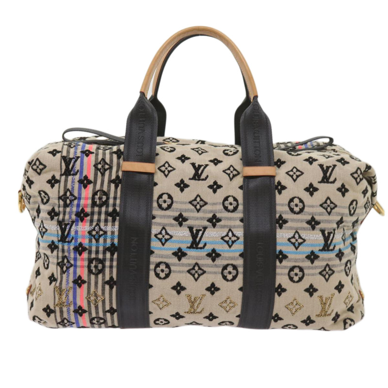 【日本直送】路易威登 Monogram Scrunchie Touareg Boston Bag 米色 M40360 正品 ar11371SM-2