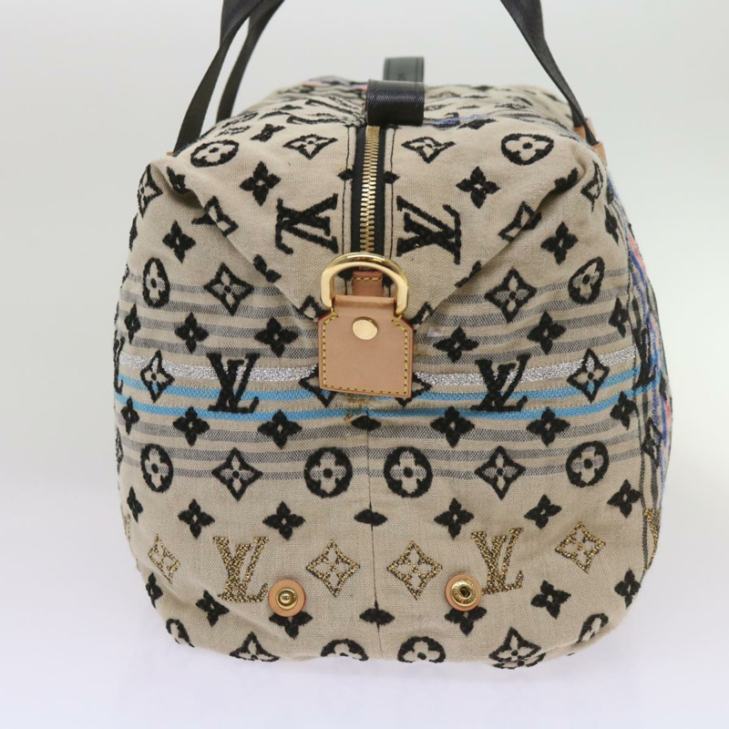 【日本直送】路易威登 Monogram Scrunchie Touareg Boston Bag 米色 M40360 正品 ar11371SM-3
