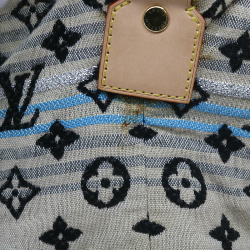 【日本直送】路易威登 Monogram Scrunchie Touareg Boston Bag 米色 M40360 正品 ar11371SM-4