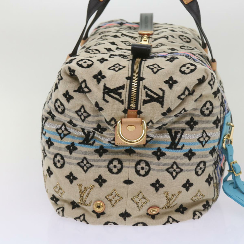 【日本直送】路易威登 Monogram Scrunchie Touareg Boston Bag 米色 M40360 正品 ar11371SM-5