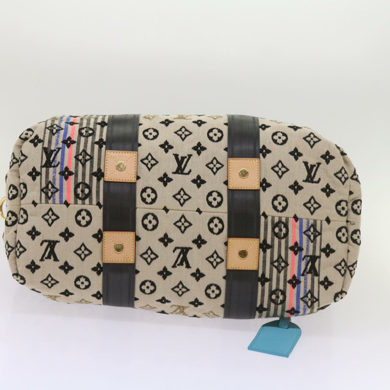 【日本直送】路易威登 Monogram Scrunchie Touareg Boston Bag 米色 M40360 正品 ar11371SM-9