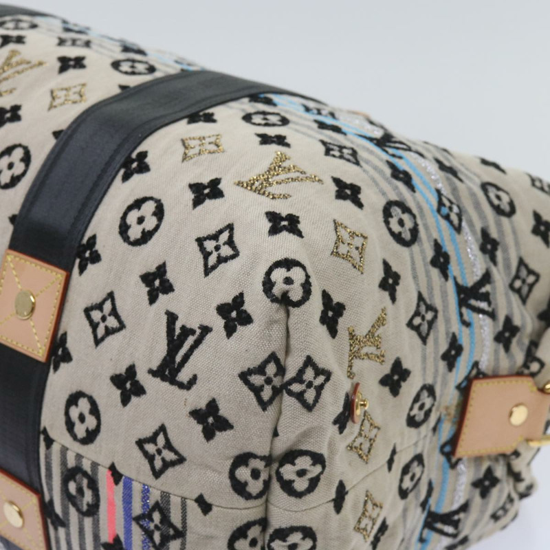 【日本直送】路易威登 Monogram Scrunchie Touareg Boston Bag 米色 M40360 正品 ar11371SM-12