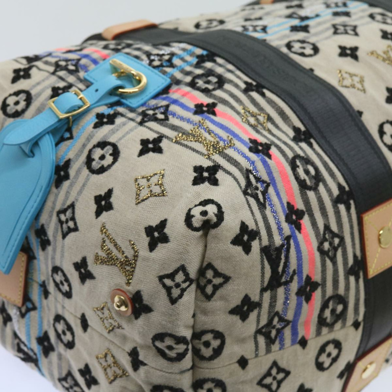【日本直送】路易威登 Monogram Scrunchie Touareg Boston Bag 米色 M40360 正品 ar11371SM-13