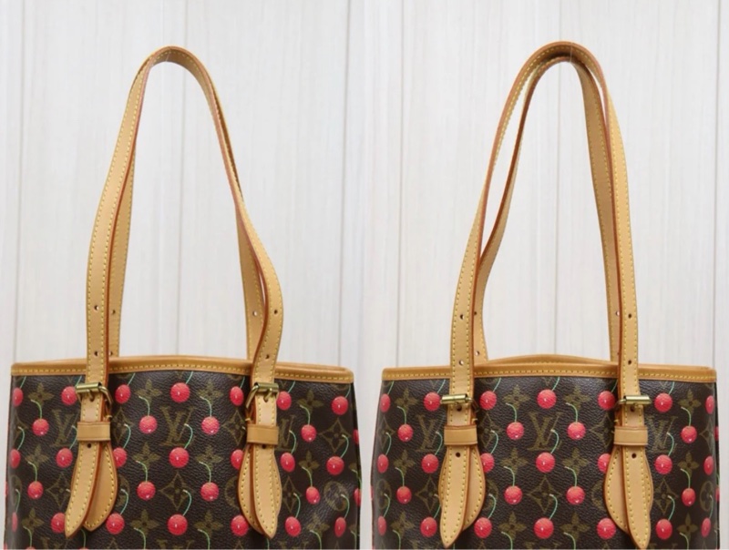 「JL精品代購」9新 LV限量村上隆櫻桃水桶包-5