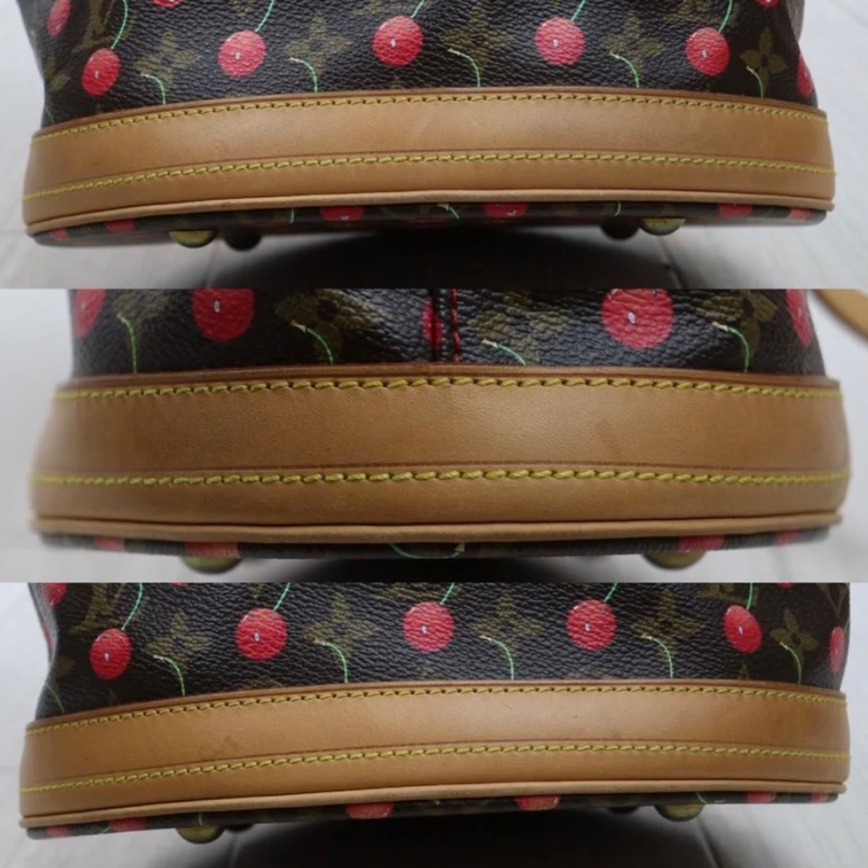 「JL精品代購」9新 LV限量村上隆櫻桃水桶包-10