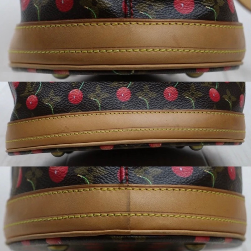 「JL精品代購」9新 LV限量村上隆櫻桃水桶包-18