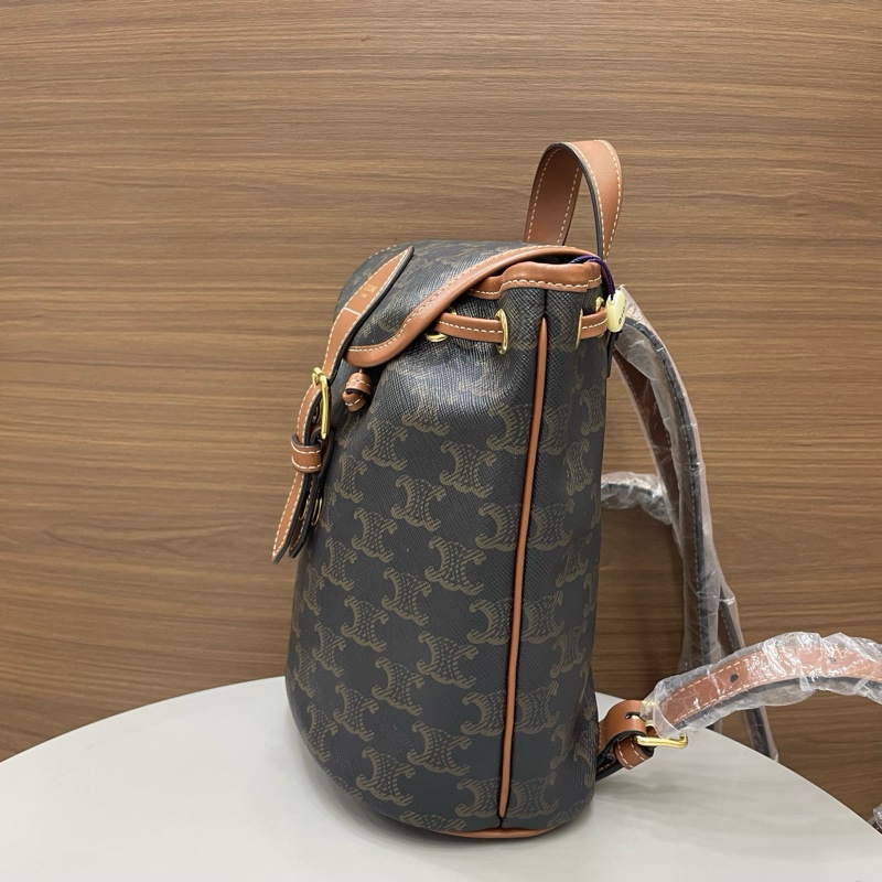 賽琳|水桶後背包mini 老花-3