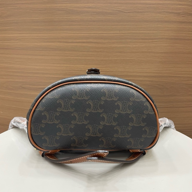 賽琳|水桶後背包mini 老花-6