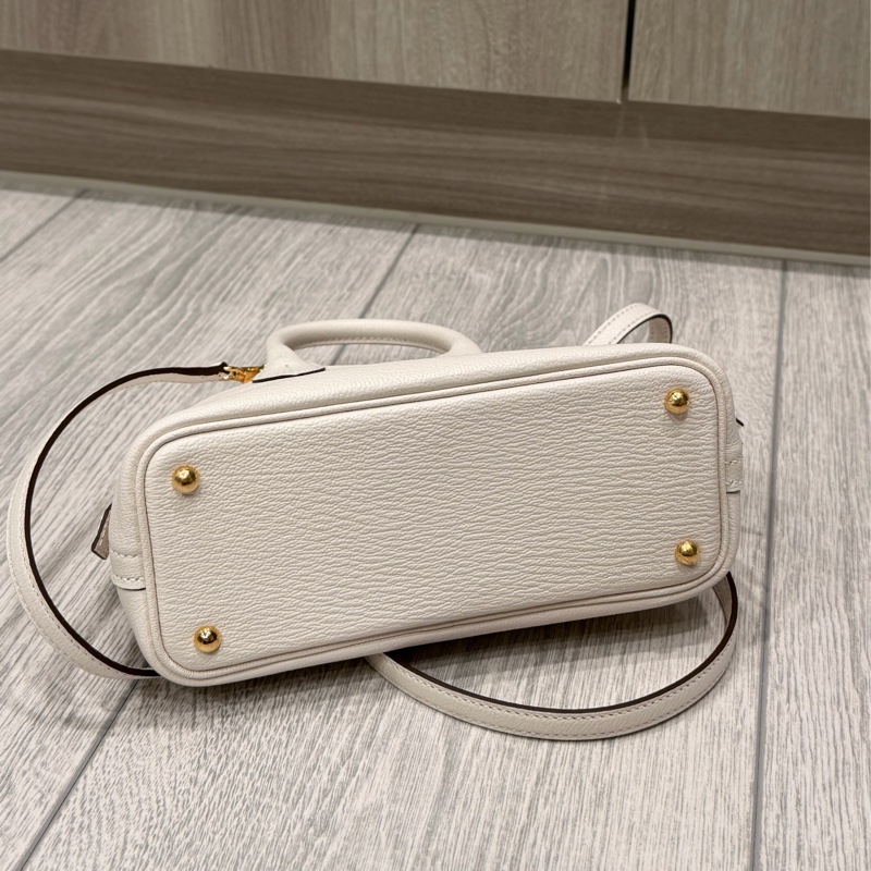 Hermes 愛馬仕 Mini Bolide Nata白 金扣 W刻 全新-8