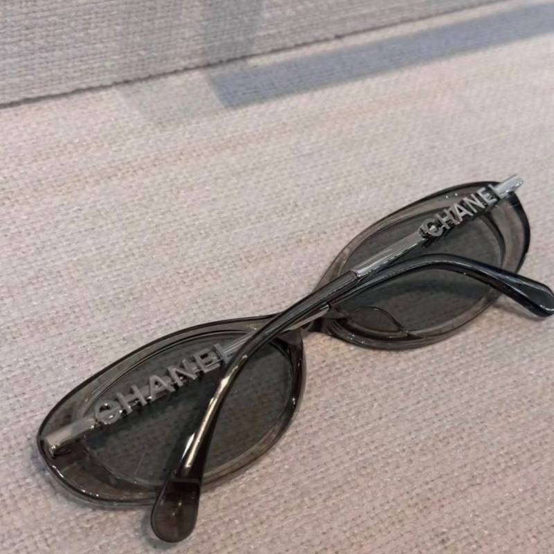 Chanel香奈兒26S淺灰色太陽眼鏡大爆款-3