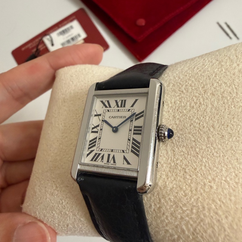 Cartier 卡地亞坦克 tank solo 小號-6