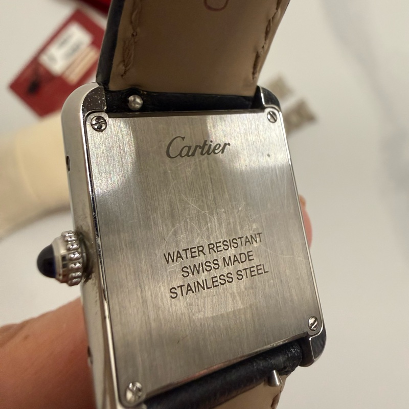 Cartier 卡地亞坦克 tank solo 小號-8