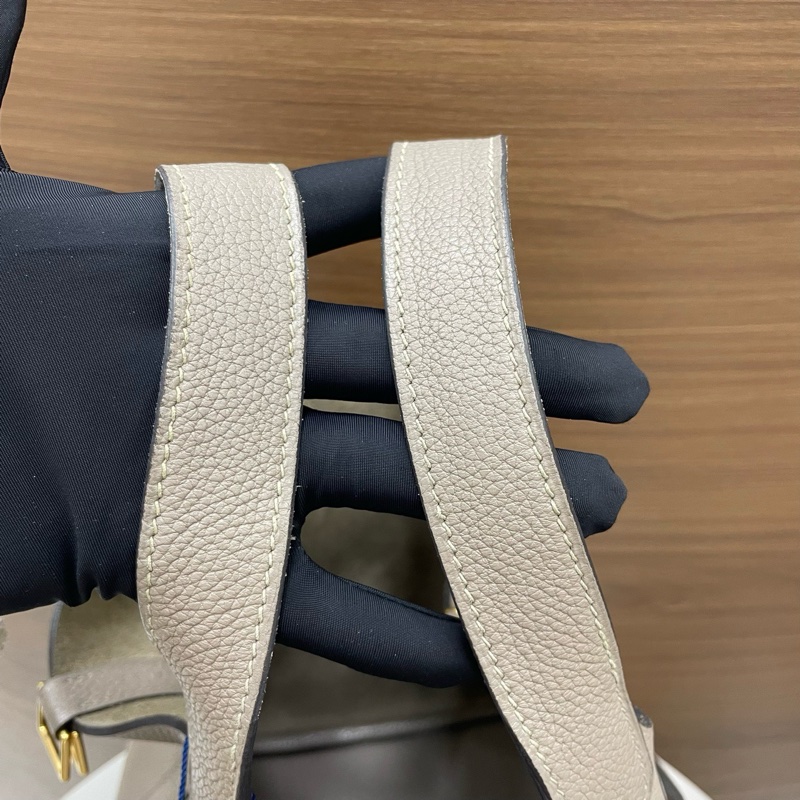 愛馬仕｜菜籃子18 瀝青灰金扣-8